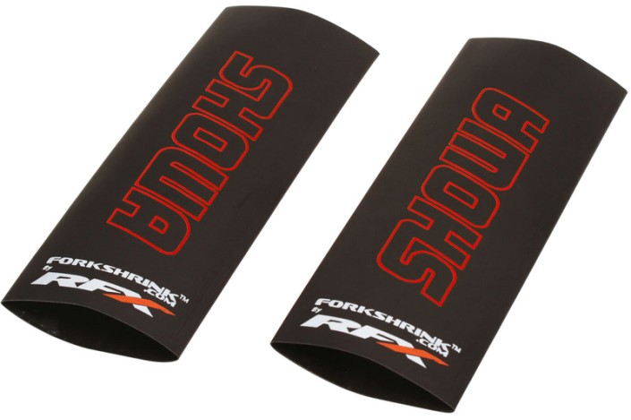 Protection de fourche supérieure RFX Race Series Forkshrink logo Showa - rouge