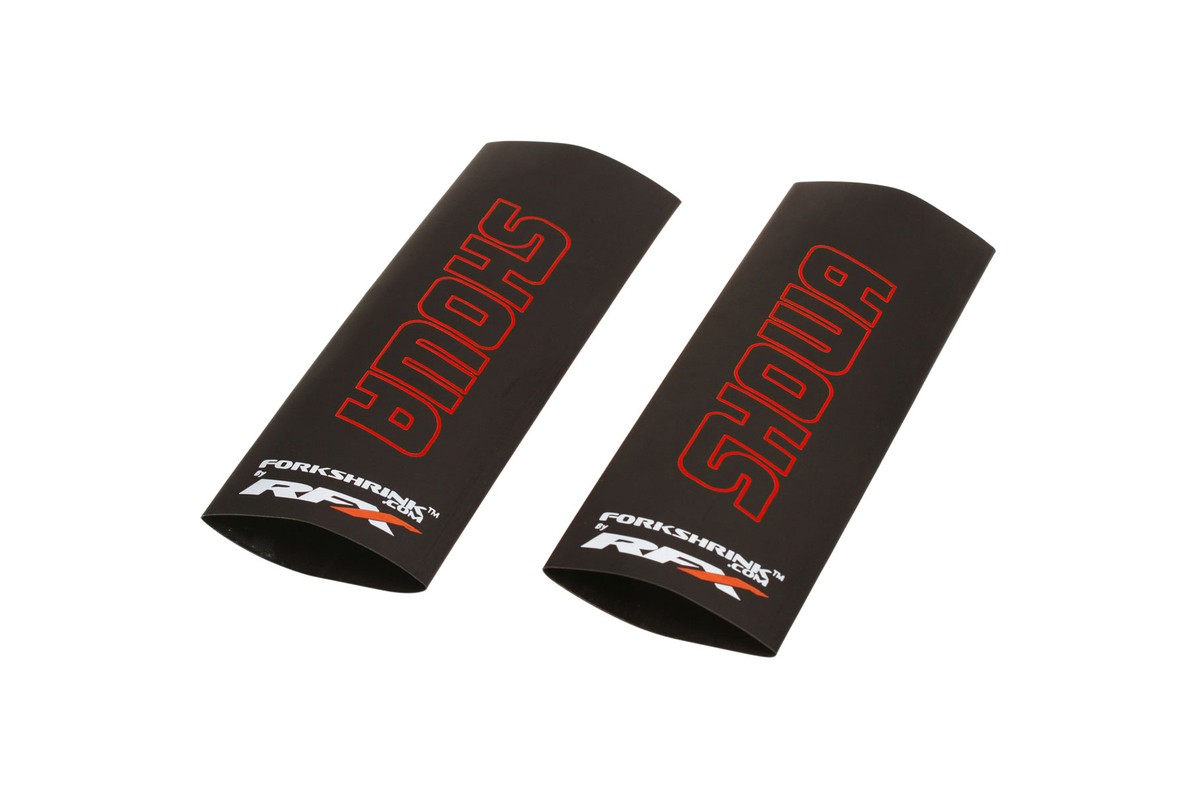 Protection de fourche supérieure RFX Race Series Forkshrink logo Showa - rouge