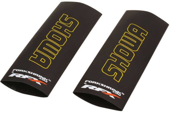 Protection de fourche supérieure RFX Race Series Forkshrink logo Showa - jaune