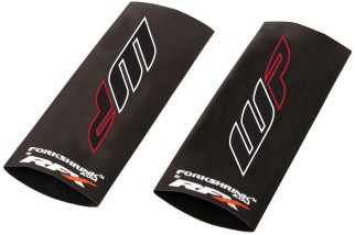 Protection de fourche supérieure RFX Race Series Forkshrink logo WP - blanc/rouge