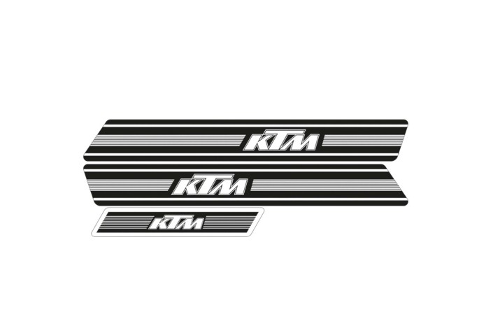 Kit déco TECNOSEL Replica OEM KTM GS 74-76 fond noir