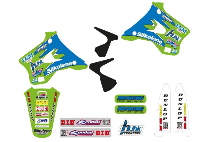 Kit déco TECNOSEL Team Kawasaki 1996