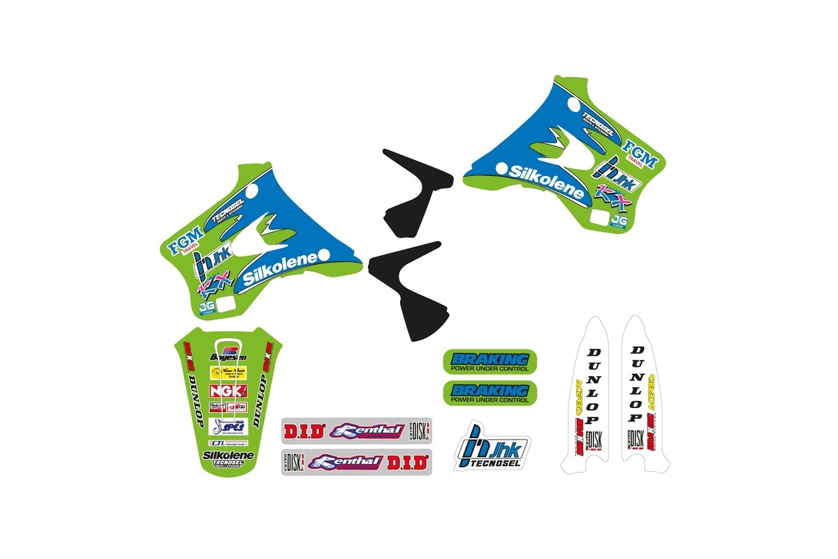 Kit déco TECNOSEL Team Kawasaki 1996