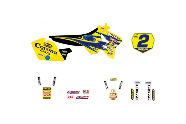 Kit déco TECNOSEL Replica Team Suzuki 2001