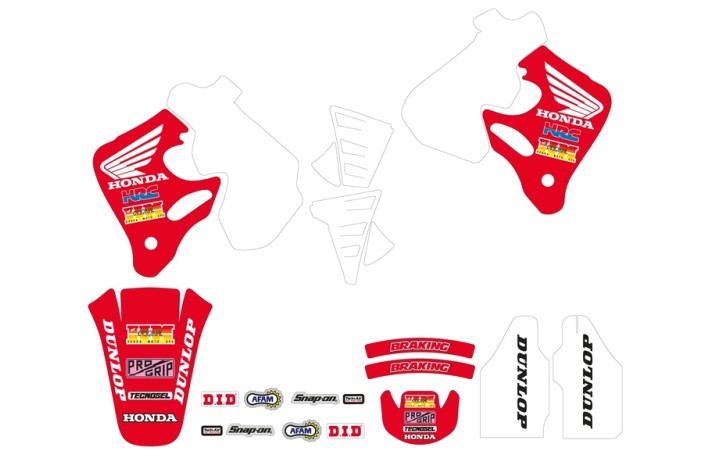 Kit déco TECNOSEL Team Honda 1992