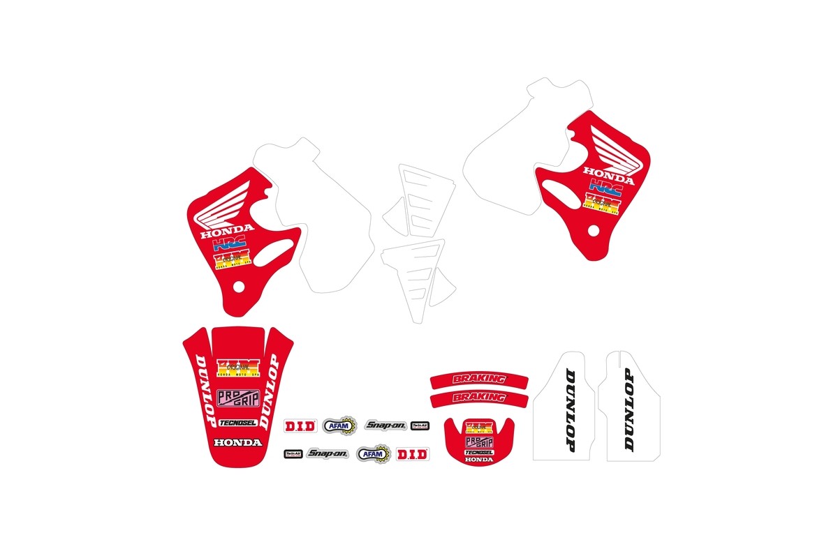 Kit déco TECNOSEL Team Honda 1992