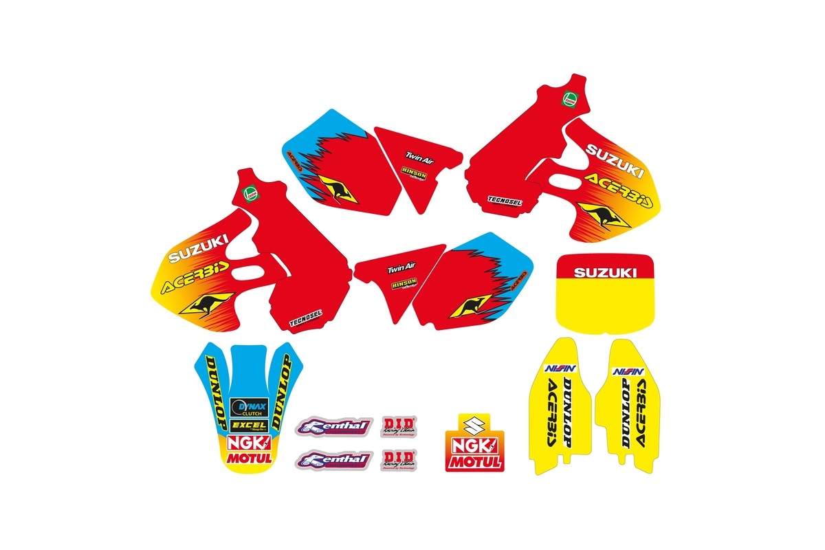 Kit déco complet TECNOSEL Team Suzuki 1999