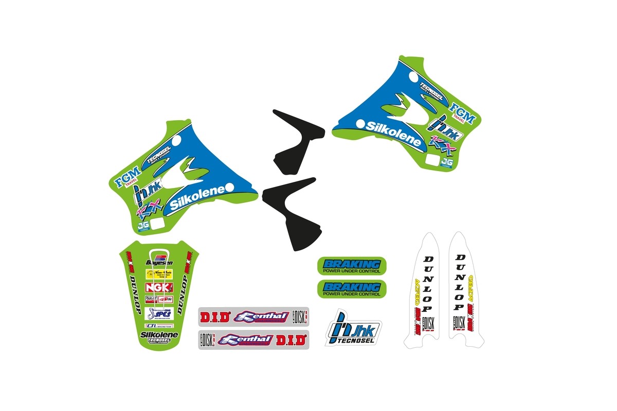 Kit déco complet TECNOSEL Team Kawasaki 1996