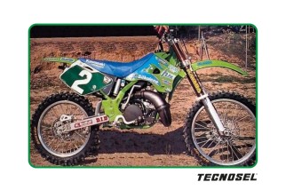 Kit déco complet TECNOSEL Team Kawasaki 1996