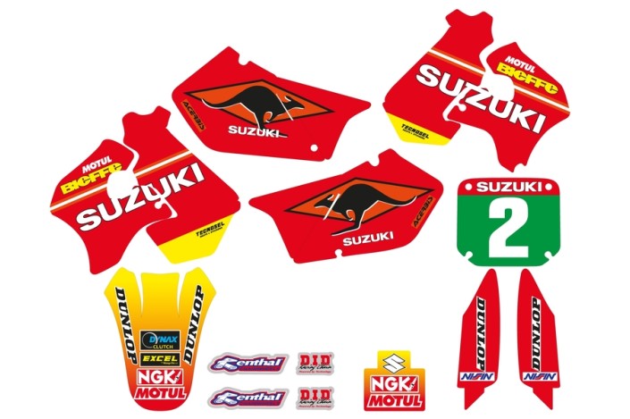 Kit déco TECNOSEL Team Suzuki 1998