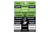 Planche de stickers BLACKBIRD PVC - Kawasaki