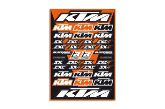 Planche de stickers BLACKBIRD KTM