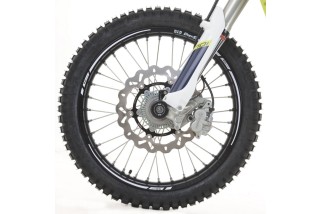 Liseré de jantes R&G RACING 17'' blanc