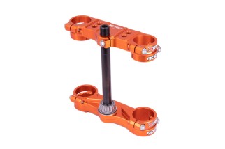 Té de fourche XTRIG ROCS Tech Offset 22 mm - orange KTM SX65