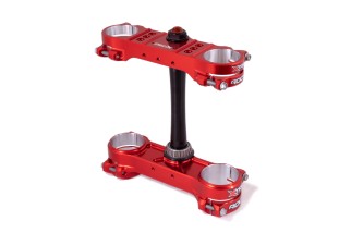 Té de fourche XTRIG ROCS Pro Offset 20-22 mm - rouge Gas Gas