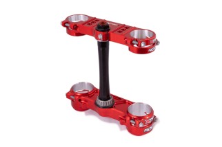 Té de fourche XTRIG ROCS Pro Offset 20-22 mm - rouge Gas Gas