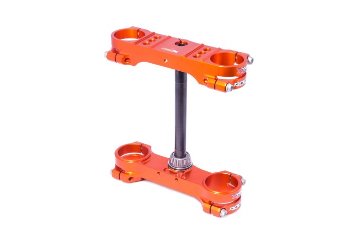 Té de fourche XTRIG ROCS Tech Offset 14mm PHDS orange KTM SX85