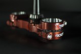 Té de fourche XTRIG ROCS Tech rouge offset 22,5mm