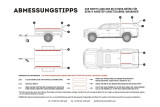 Kit de galerie Slimline II pour une remorque ou un hard top de Pick-Up avec rails d'origine/ Haut / 1255mm (l) x 752mm (L)