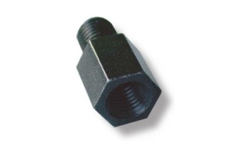 Adaptateur rétroviseur V PARTS droit universel mâle M8/125 (pas à droite)/femelle M8/125 (pas à gauche) - Noir