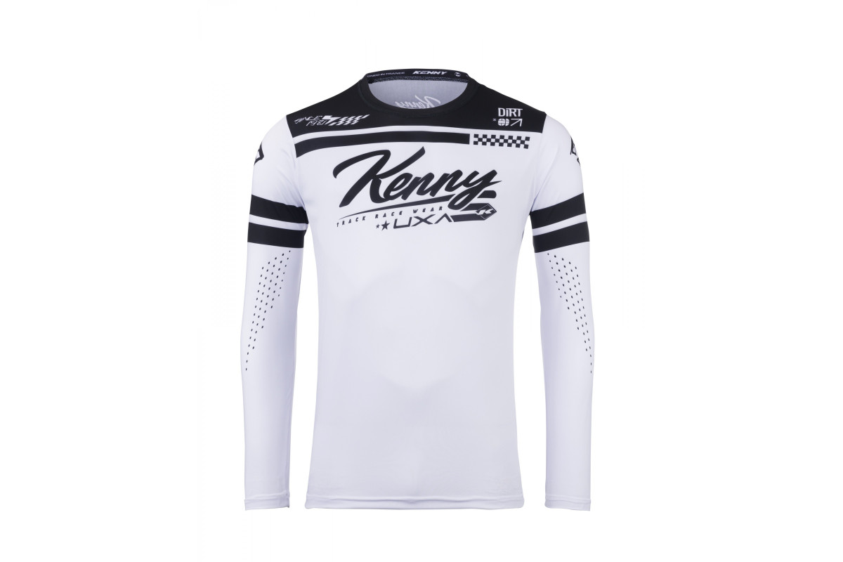 Maillot KENNY TRACK DIRT WHITE | Kenny - Achat en ligne