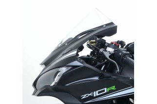 Cache-orifices rétroviseur R&G RACING - noir Kawasaki ZX-10R