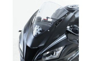 Cache-orifices rétroviseur R&G RACING - noir Kawasaki ZX-10R