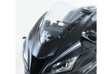 Cache-orifices rétroviseur R&G RACING - noir Kawasaki ZX-10R