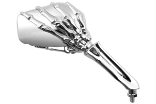 Rétroviseur V PARTS Skeleton droit universel M10 - chromé