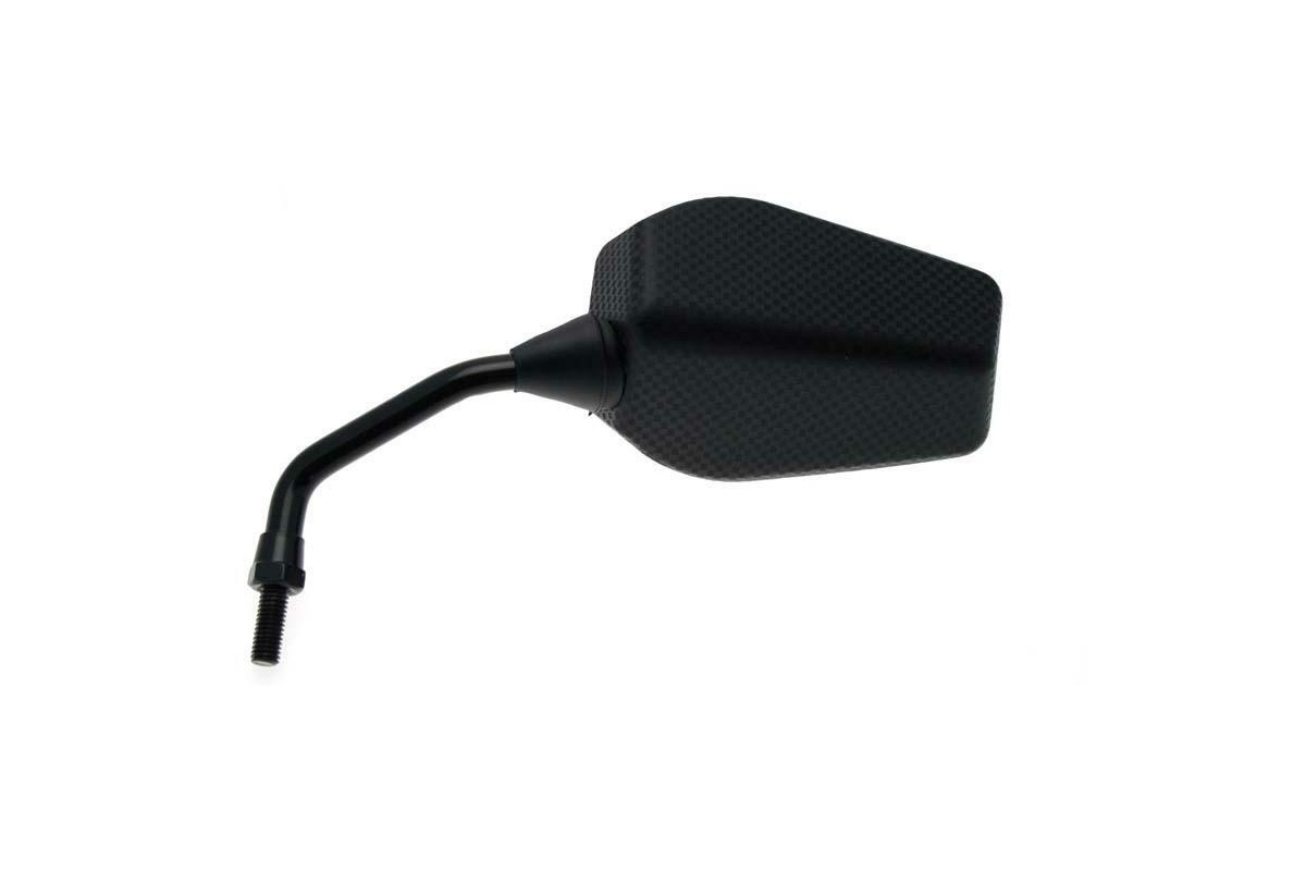 Rétroviseur VICMA F1 rectangulaire gauche universel M8/125 - carbone