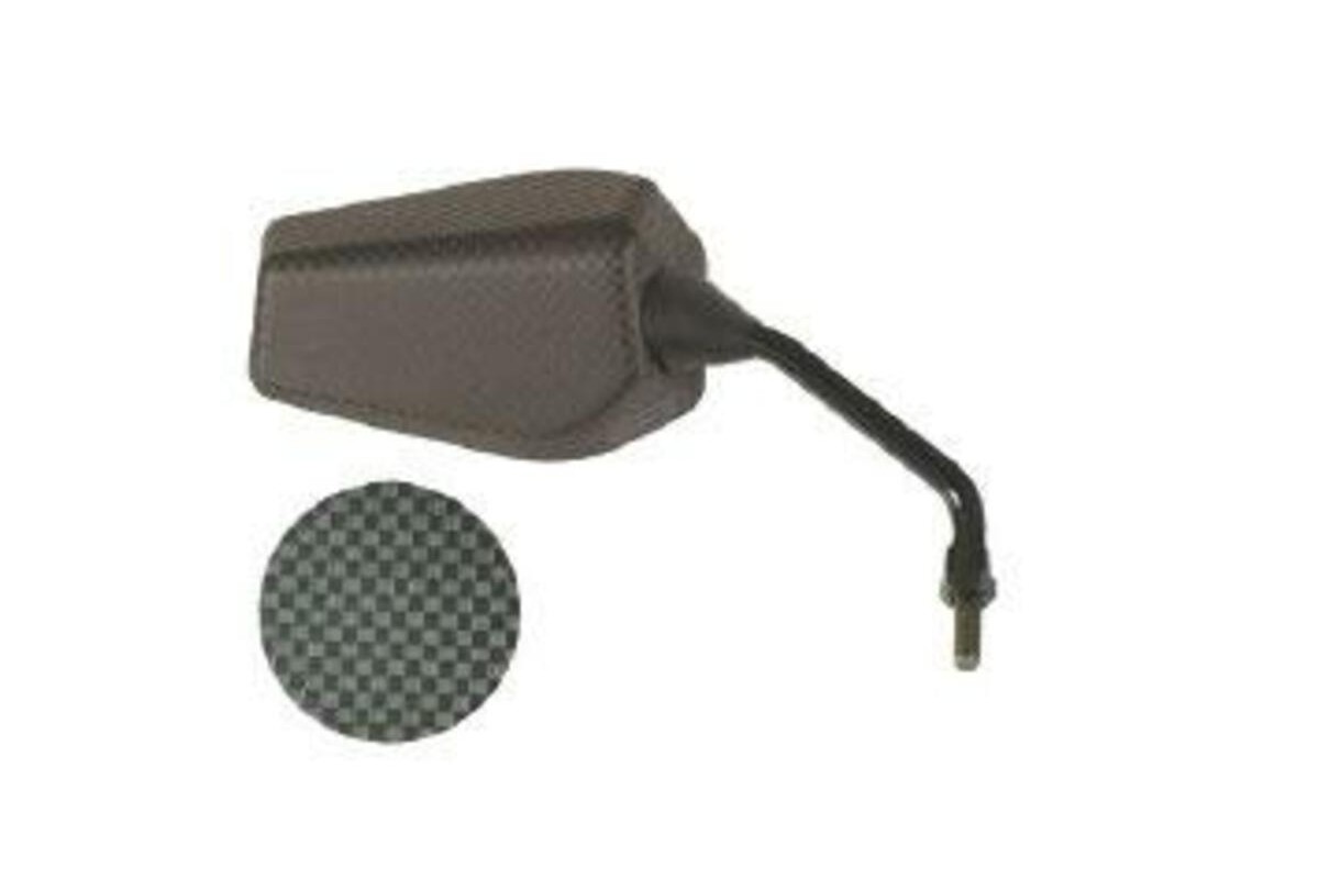 Rétroviseur VICMA F1 rectangulaire droit universel M8/125 - carbone