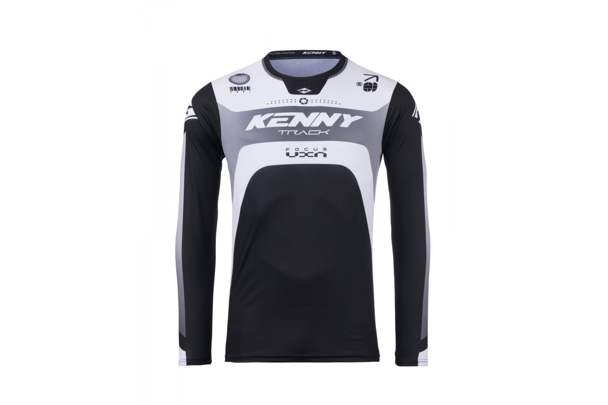 Maillot TRACK FOCUS BLACK WHITE