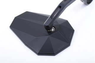 Rétroviseur embout de guidon HIGHSIDER Stealth-X6 long - à l'unité