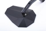 Rétroviseur embout de guidon HIGHSIDER Stealth-X6 long - à l'unité