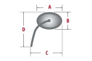 Rétroviseur HIGHSIDER Action - à l'unité