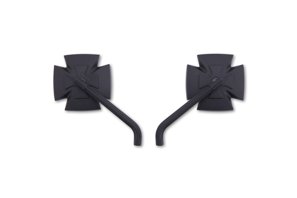 Rétroviseur HIGHSIDER Iron Cross - par paire