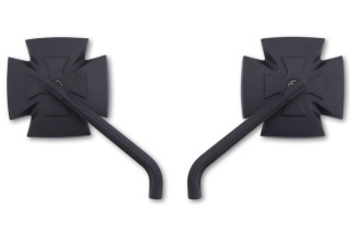 Rétroviseur HIGHSIDER Iron Cross - par paire
