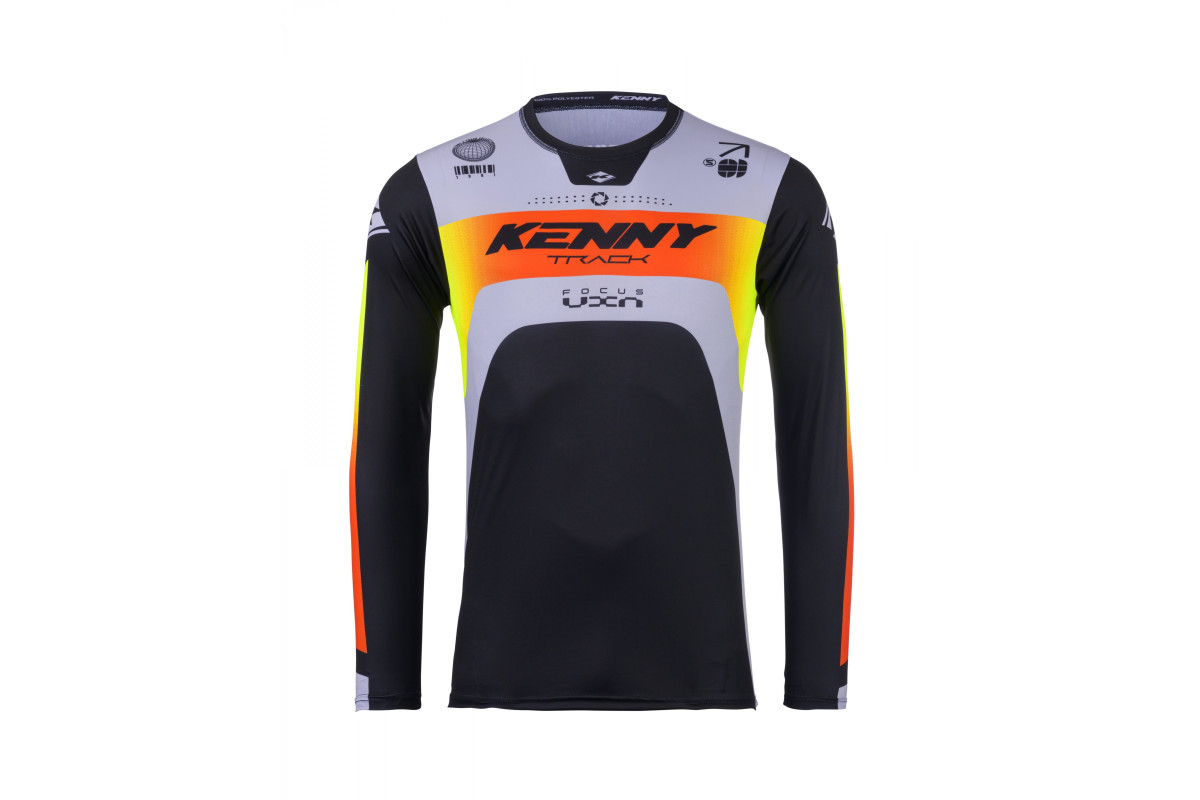 Maillot KENNY TRACK FOCUS GREY | Kenny - Achat en ligne