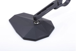 Rétroviseur embout de guidon HIGHSIDER Stealth-X5 court - à l'unité