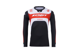 Maillot KENNY TRACK FOCUS RED | Kenny - Achat en ligne