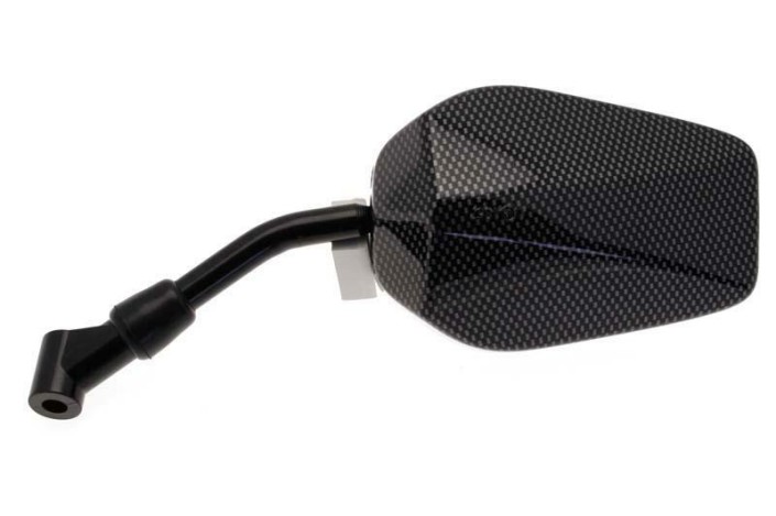 Rétroviseur V PARTS F1 universel M8/125 - aspect carbone