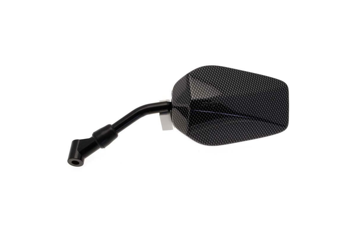 Rétroviseur V PARTS F1 universel M8/125 - aspect carbone