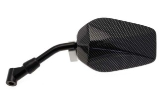 Rétroviseur V PARTS F1 universel M8/125 - aspect carbone