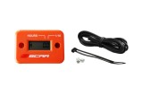 Compteur d'heures SCAR filaire avec Velcro orange