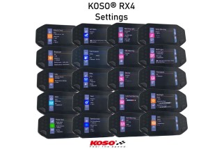 Compteur universel multifonction KOSO RX-4 Unlimited