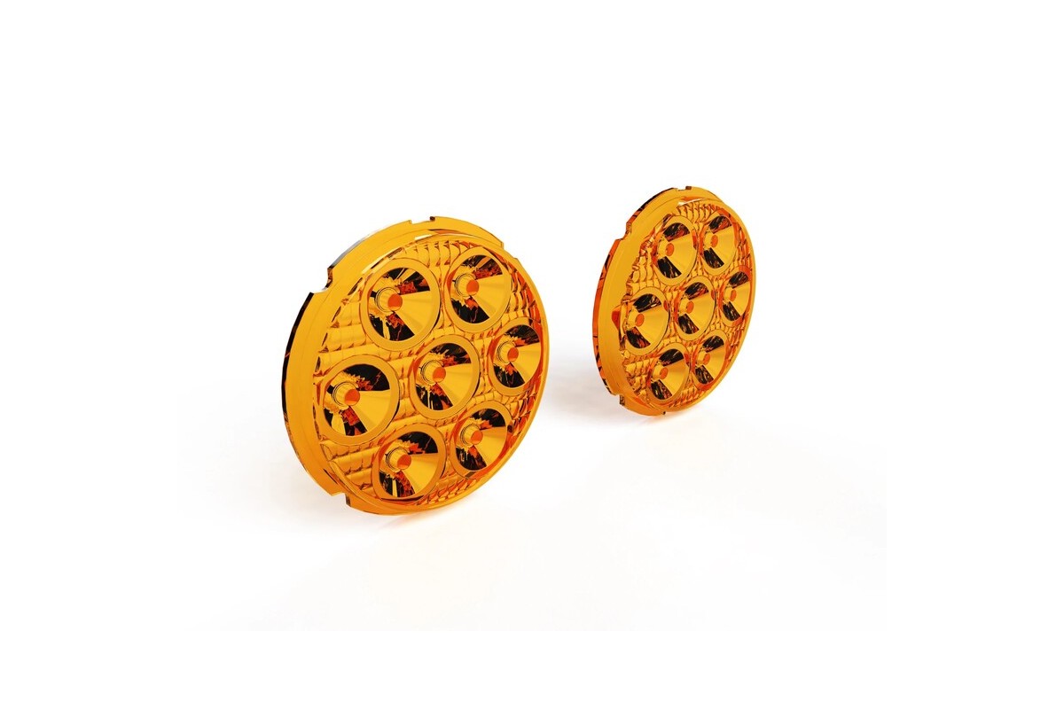 Lentilles DENALI pour D7 ambre - la paire