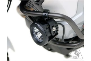 Support éclairage DENALI cadre et crash bars 21-29mm noir