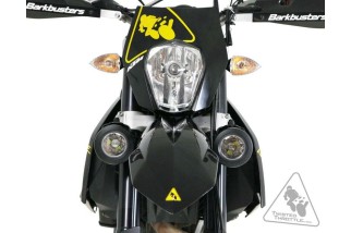 Support éclairage DENALI fourches inversé Ø50-60mm noir