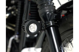 Support éclairage DENALI fourches inversé Ø50-60mm noir