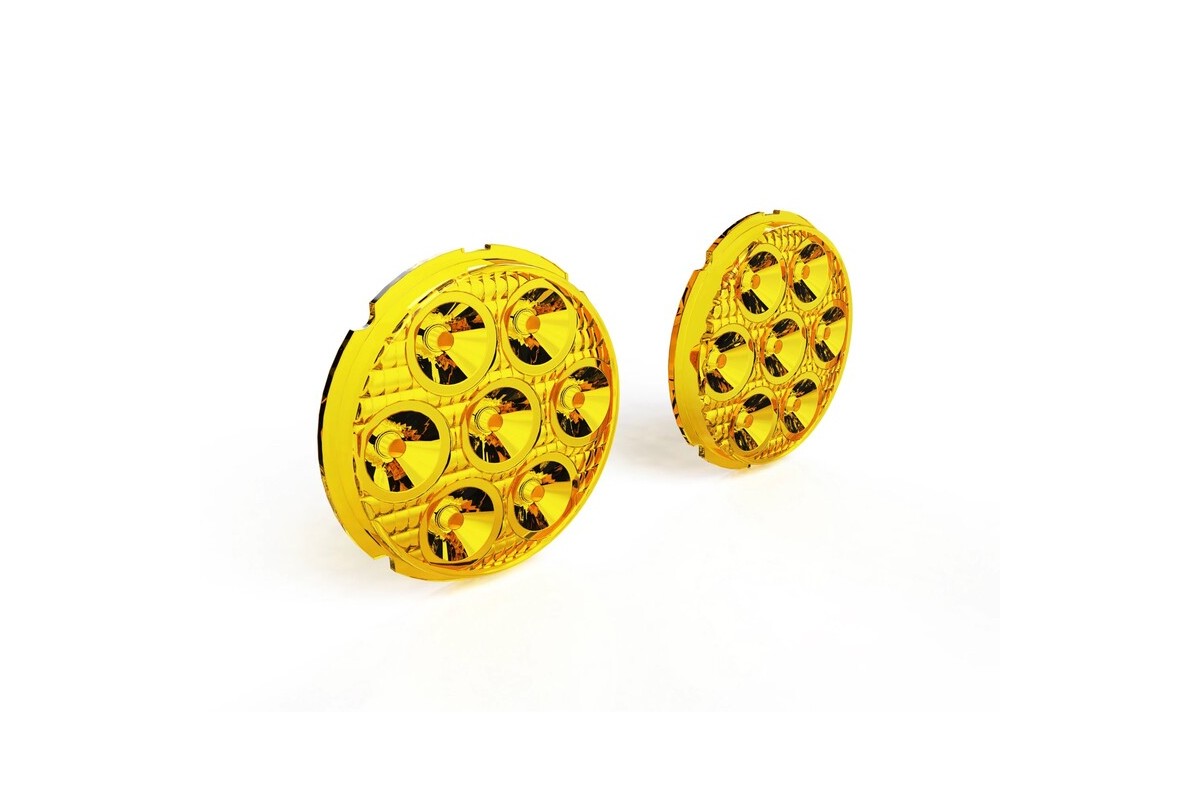 Lentilles DENALI pour D7 jaune - la paire